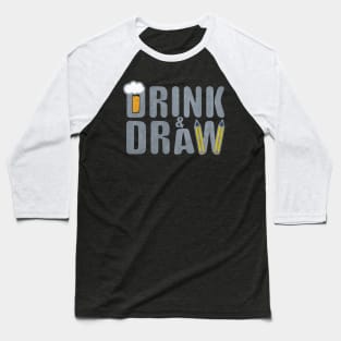 drink & draw Baseball T-Shirt